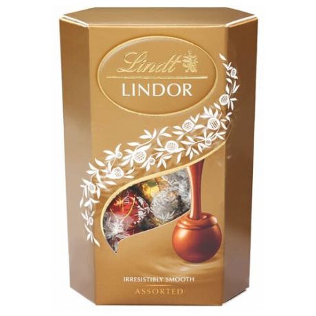 Набор конфет Lindt Lindor Ассорти 200 г светло-коричневый