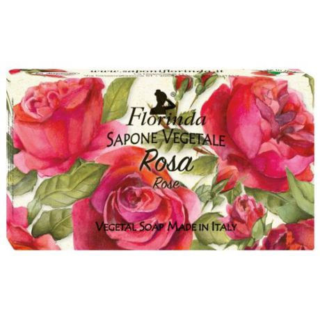 Мыло кусковое Florinda Магия Цветов Роза, 100 г
