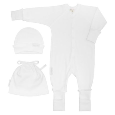 Комплект одежды lucky child размер 18 (50-56), белый