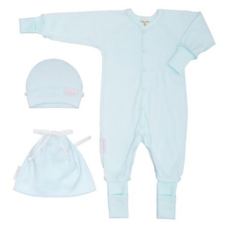 Комплект одежды lucky child размер 18 (56-62), голубой