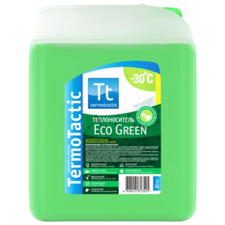 Теплоноситель глицерин TermoTactic EcoGreen - 30° 20 кг
