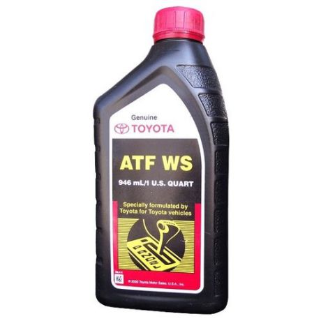 Трансмиссионное масло TOYOTA ATF WS 0.9 л