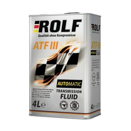 Трансмиссионное масло ROLF ATF III 4 л