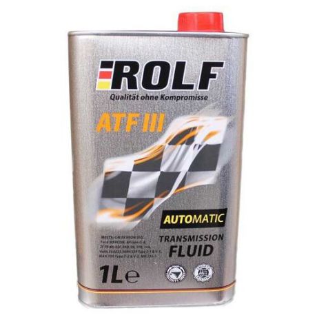 Трансмиссионное масло ROLF ATF III 1 л