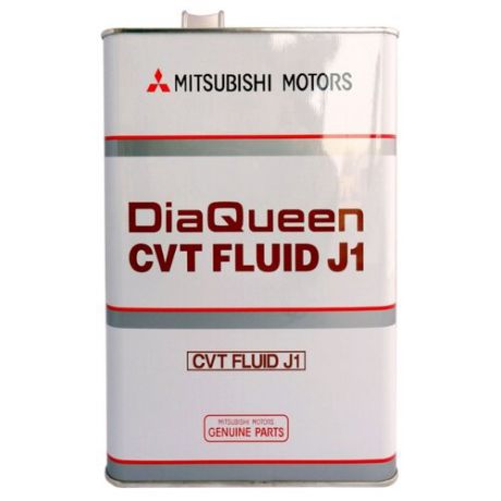 Трансмиссионное масло Mitsubishi DiaQueen CVT Fluid J1 4 л
