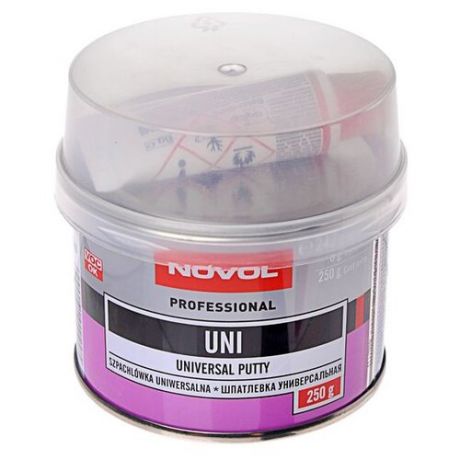 Комплект (шпатлевка, отвердитель) NOVOL UNI 0.25 кг