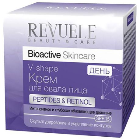 Revuele V-shape Bioactive skin care Retinol+Peptides Скульптурирующий крем для лица, 50 мл
