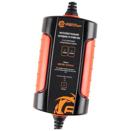 Зарядное устройство Агрессор AGR/SBC-020 Brick черный/оранжевый