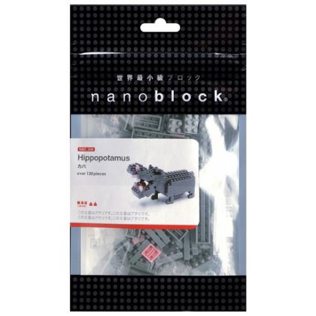 Конструктор Nanoblock Miniature NBC-049 Бегемот
