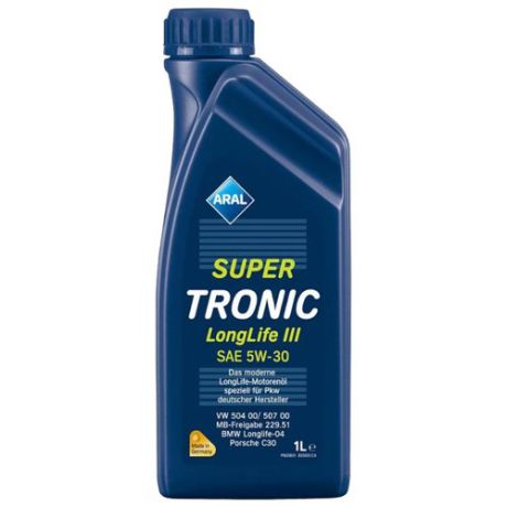 Моторное масло ARAL Super Tronic Longlife III SAE 5W-30 1 л