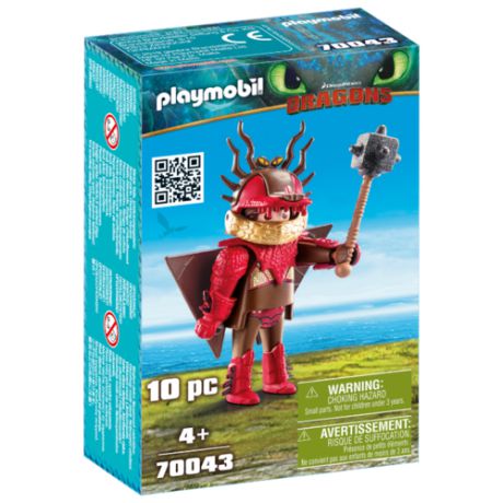 Набор с элементами конструктора Playmobil Dragons 70043 Сморкала в летном костюме