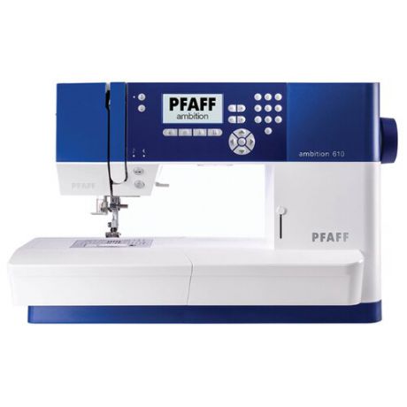 Швейная машина Pfaff Ambition 610, белый/синий