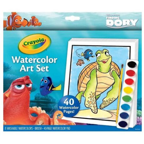 Crayola Набор с краской и раскрасками "В поисках Дори"