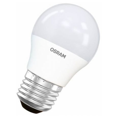 Лампа светодиодная OSRAM E27, G45, 6.5Вт