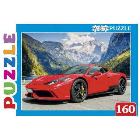 Пазл Рыжий кот Artpuzzle Красное авто в горах (ПА-4575), 160 дет.