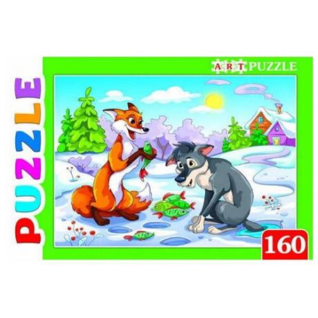 Пазл Рыжий кот Artpuzzle Лиса и волок (ПА-4567), 160 дет.