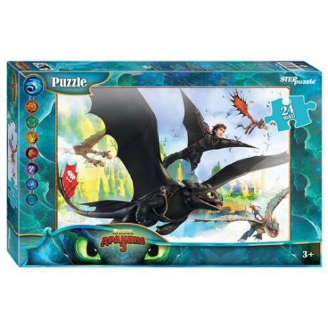 Пазл Step puzzle DreamWorks Драконы (90043), 24 дет.