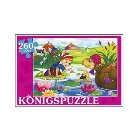 Пазл Рыжий кот Konigspuzzle Сказка №55 (ПК260-5864), 260 дет.
