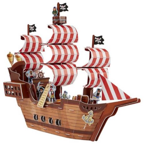 3D-пазл Melissa & Doug Пиратский корабль (9045), 100 дет.