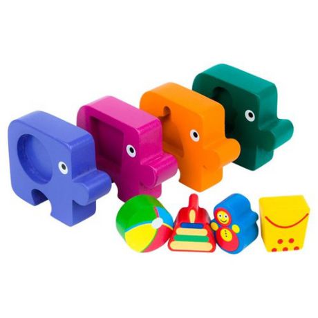 Набор рамок-вкладышей Step puzzle Baby Step Подбираем фигуры Игрушки (89026)