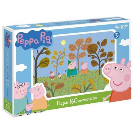 Пазл Origami Peppa Pig Путешествие (01541), 160 дет.