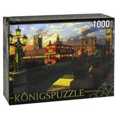 Пазл Рыжий кот Konigspuzzle Лондонский мост (МГК1000-6489), 1000 дет.