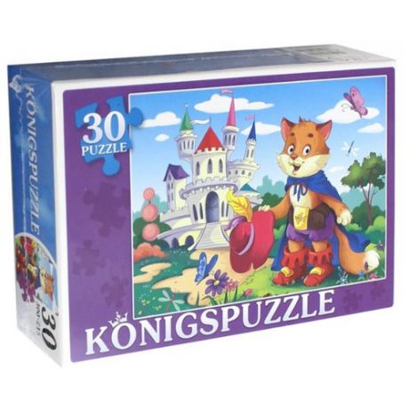 Пазл Рыжий кот Konigspuzzle Кот в сапогах (ПК30-5759), 30 дет.