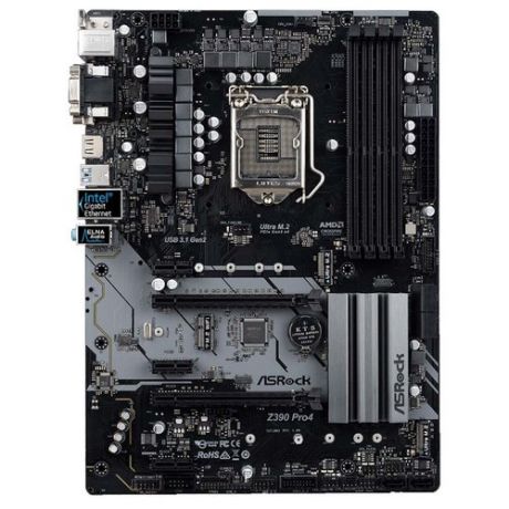 Материнская плата ASRock Z390 Pro4