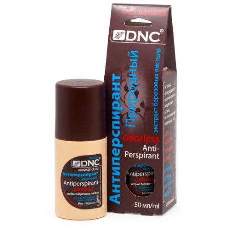 Антиперспирант ролик DNC Без запаха, для чувствительной кожи (экстракт березовых листьев), 50 мл