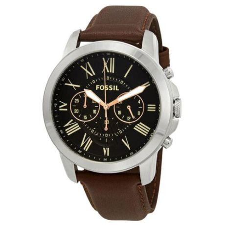 Наручные часы FOSSIL FS4813IE коричневый/серебристый/черный
