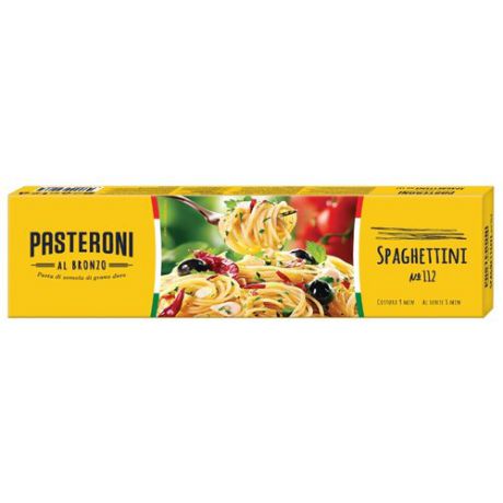 Pasteroni Макароны Spaghettini №112, 450 г
