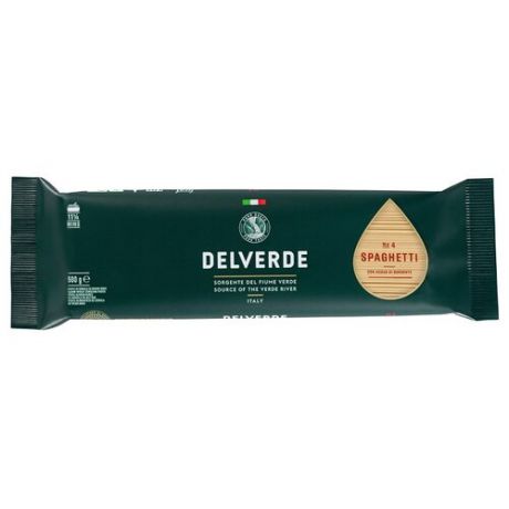 Delverde Industrie Alimentari Spa Макароны № 4 Spaghetti, 500 г