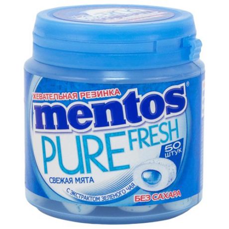 Жевательная резинка MENTOS Pure fresh Свежая мята 100 г