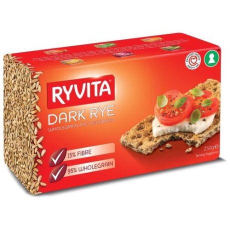 Хлебцы ржаные RYVITA "DARK RYE" 250 г