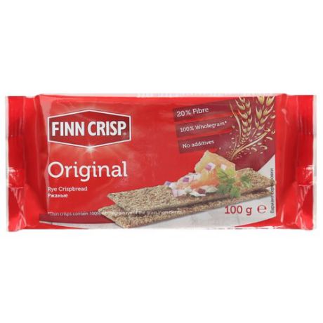 Сухарики Finn Crisp ржаные (пакет) 100 г