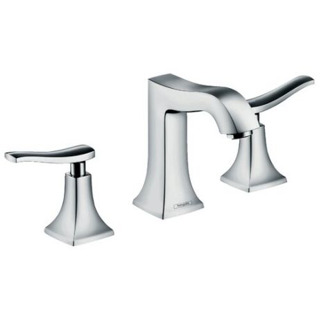 Смеситель для раковины (умывальника) hansgrohe Metris Classic 31073000 двухрычажный встраиваемый хром