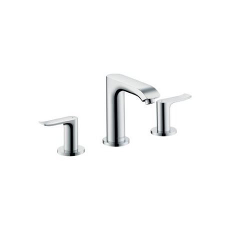 Смеситель для раковины (умывальника) hansgrohe Metris 31083000 двухрычажный встраиваемый хром