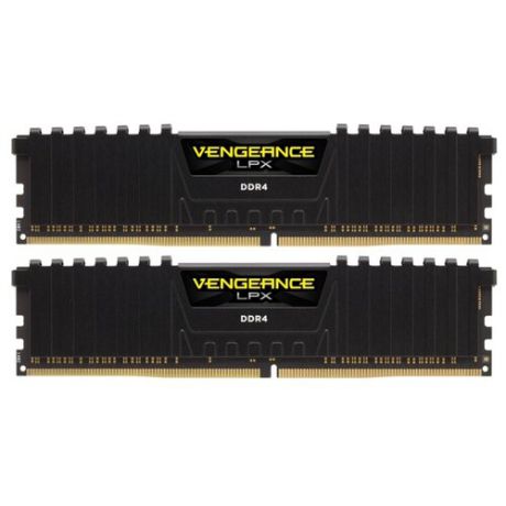 Оперативная память Corsair DDR4 2666 (PC 21300) DIMM 288 pin, 4 ГБ 2 шт. 1.2 В, CL 16, CMK8GX4M2A2666C16