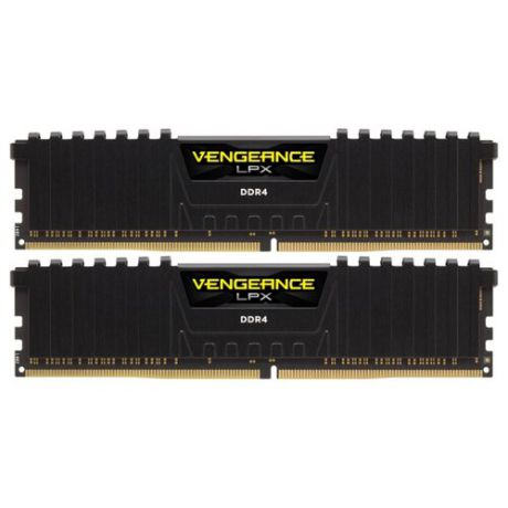 Оперативная память Corsair DDR4 3000 (PC 24000) DIMM 288 pin, 8 ГБ 2 шт. 1.35 В, CL 15, CMK16GX4M2B3000C15