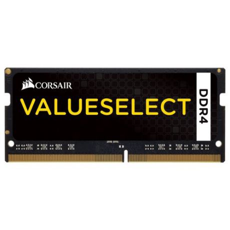 Оперативная память Corsair DDR4 2133 (PC 17000) SODIMM 260 pin, 4 ГБ 1 шт. 1.2 В, CL 15, CMSO4GX4M1A2133C15