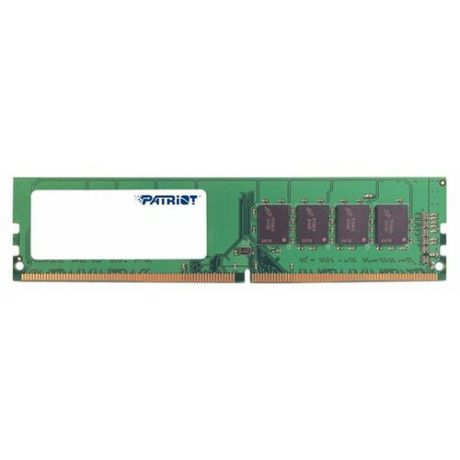 Оперативная память Patriot Memory DDR4 2400 (PC 19200) DIMM 288 pin, 4 ГБ 1 шт. 1.2 В, CL 17, PSD44G240082