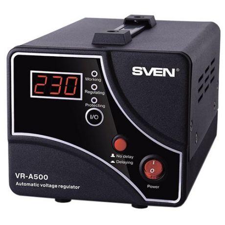 Стабилизатор напряжения однофазный SVEN VR-A500 (0.3 кВт)