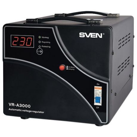 Стабилизатор напряжения однофазный SVEN VR-A3000 (1.8 кВт)