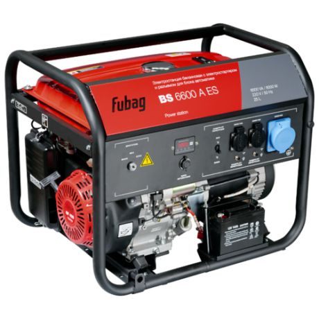 Бензиновый генератор Fubag BS 6600 A ES (6000 Вт)