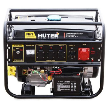 Бензиновый генератор Huter DY8000LX-3 (6500 Вт)