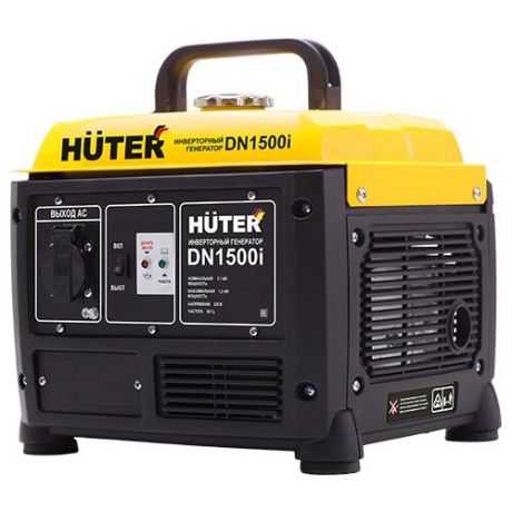Бензиновый генератор Huter DN1500i (1100 Вт)