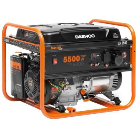 Бензиновый генератор Daewoo Power Products GDA 6500 (5000 Вт)