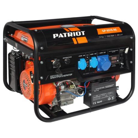 Бензиновый генератор PATRIOT GP 6510AE (5000 Вт)