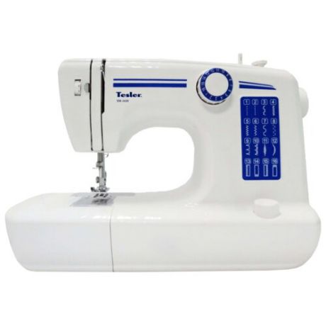 Швейная машина Tesler SM-1620, бело-синий