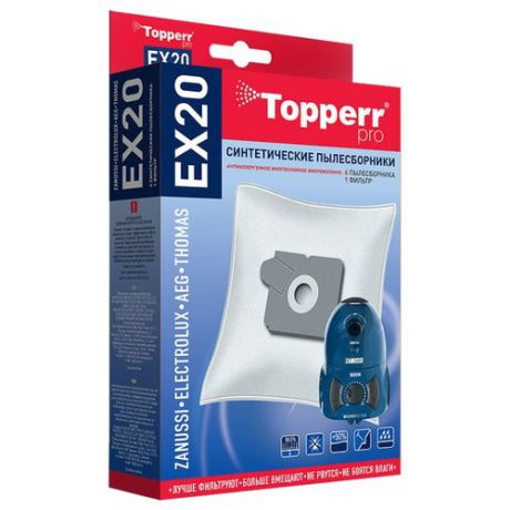 Topperr Синтетические пылесборники EX20 4 шт.